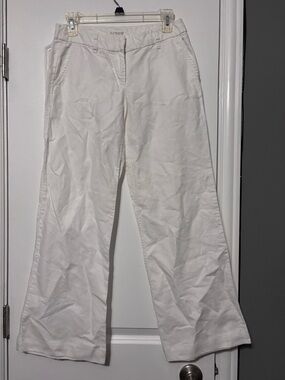 J. Crew White Womens Wide-Leg Jeans City Fit Size 0